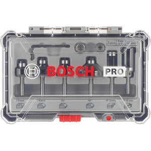 ფრეზის პირების 6 ცალიანი ნაკრები BOSCH 2607017468