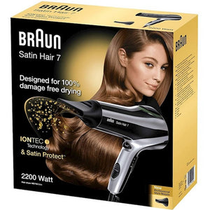 თმის საშრობი BRAUN DRYER Mod HD710 BLK/SILV