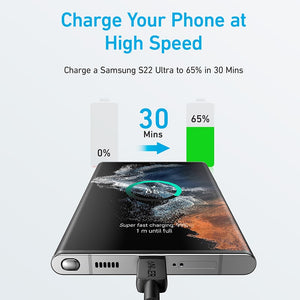 კაბელი Anker 322 10ft USB-C to USB-C Cable A81F7G11