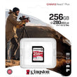 მეხსიერების ბარათი Kingston 256GB SDXC UHS-II Canvas React Plus (SDR2V6/256GB)