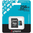 მეხსიერების ბარათი Kingston 256GB microSD Canvas Go Plus (SDCG4/256GB)