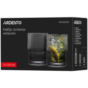 ჭიქების ნაკრები 2ც. ARDESTO AR2620SG