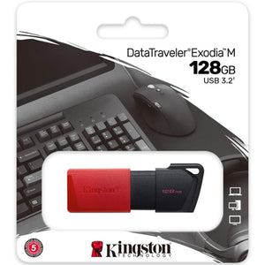 მეხსიერების ბარათი Kingston 128GB DTXM/128GB