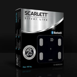 იატაკის სასწორი Bluetooth ფუნქციით SCARLETT SC-BS33ED101