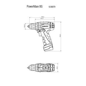 დრელი-სახრახნისი აკუმულატორით Metabo POWERMAXX BS 10.8V (600079550)