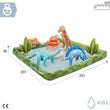 გასაბერი აუზი-ცენტრი INTEX 56132 JURASSIC ADVENTURE PLAY CENTER