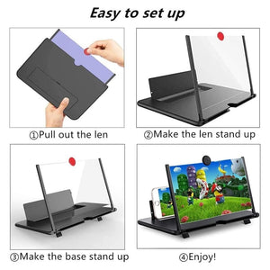 მობილურის 3D HD გამოსახულების გამადიდებელი Mobile Phone Video Amplifier
