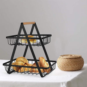 ხილ-ბოსტნეულის ორგანაიზერი კალათა Storage Rack