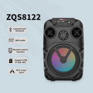 Bluetooth დინამიკი მიკროფონით და პულტით OEM ZQS8122