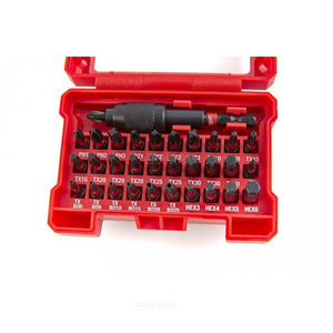 თავაკების ნაკრები (PH/PZ/TX/TX BO) 32ც MILWAUKEE 4932464240