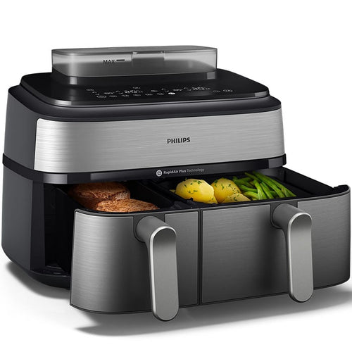 აეროგრილი ორთქლზე მომზადებით 9.6ლ PHILIPS NA555/09