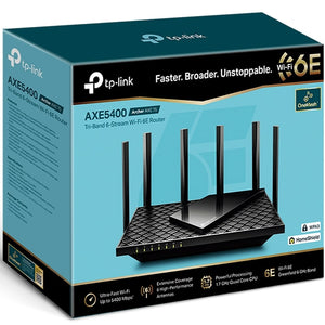 Wi-Fi როუტერი TP-Link Archer AXE75 Tri-Band Gigabit Wi-Fi 6E Router