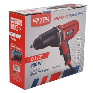 დარტყმითი ელექტრო ქანჩმომჭერი EXTOL WR500 (8890606)