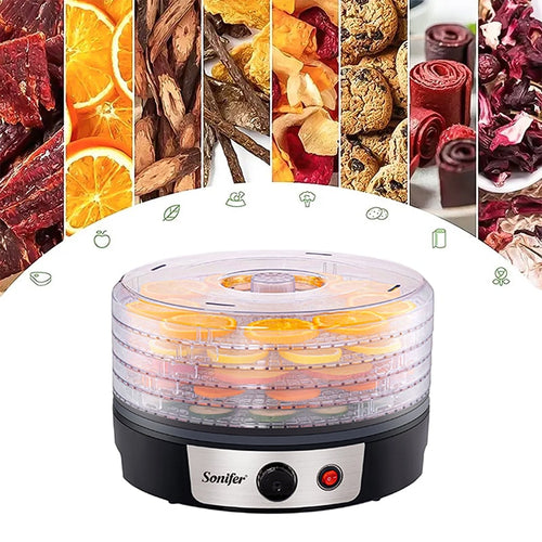 ჩირის დასამზადებელი აპარატი 5 თაროიანი Sonifer SF-4033