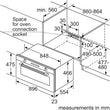 ჩასაშენებელი ელ. ღუმელი BOSCH VBC514CR0