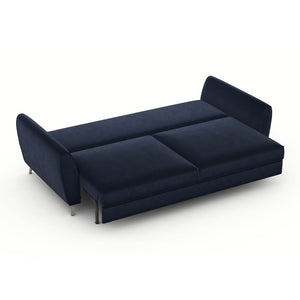 გასაშლელი დივანი სათავსოთი Kerry Dark Blue 241x103x94 სმ