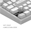 კლავიატურა Dark Project ALU Terra Nostra White-Wired Gaming Keyboard (ANSI)