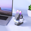 მობილურის უსადენო დამტენი Hoco CQ3 Motorcycle folding 3-in-1 magnetic wireless fast charger