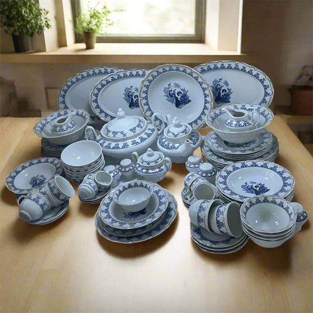ჭურჭლის გერმანული ნაკრები 12 პერსონაზე PardisChini 98PCS Alynnet