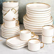 ჭურჭლის ნაკრები 6 პერსონაზე SLG Ceramics YTG32-1 White