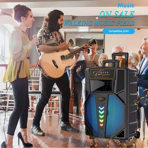 Bluetooth დინამიკი მიკროფონით და პულტით OEM ZQS15111