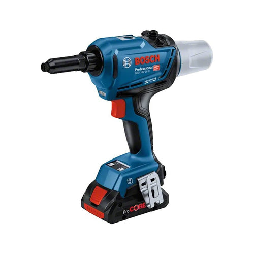 ელექტრო მოქლონის პისტოლეტი BOSCH GRG 18V-16 C (2x2,0ah+GAL 18V-20)