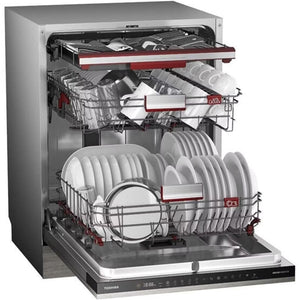 ჩასაშენებელი ჭურჭლის სარეცხი მანქანა TOSHIBA DW-14B4(B)-CIS