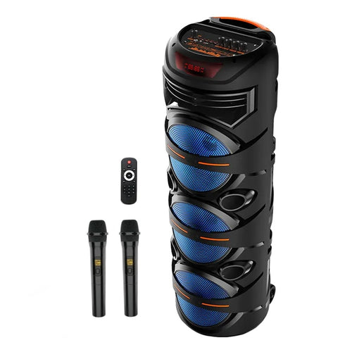 Bluetooth დინამიკი 2 მიკროფონით და პულტით OEM ZQS8302