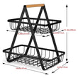 ხილ-ბოსტნეულის ორგანაიზერი კალათა Storage Rack