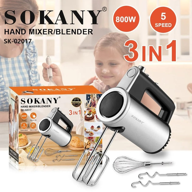 5 სიჩქარიანი მიქსერი Sokany SK-02017