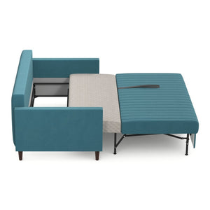 გასაშლელი დივანი Famagusta Turquoise 220x105x90 სმ