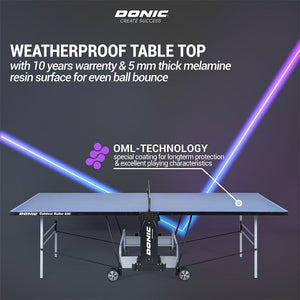 მაგიდის ჩოგბურთის მაგიდა DONIC Outdoor Roller 800 -5