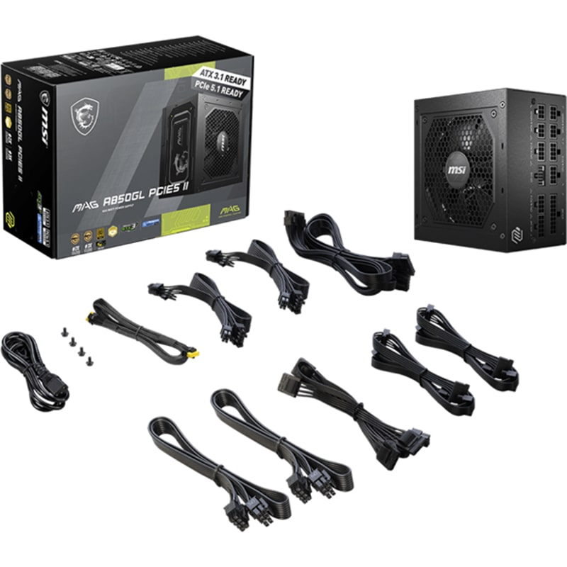 კვების ბლოკი MSI MAG A850GL PCIE5 II