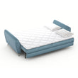 გასაშლელი დივანი სათავსოთი Kerry Light Blue 241x103x94 სმ