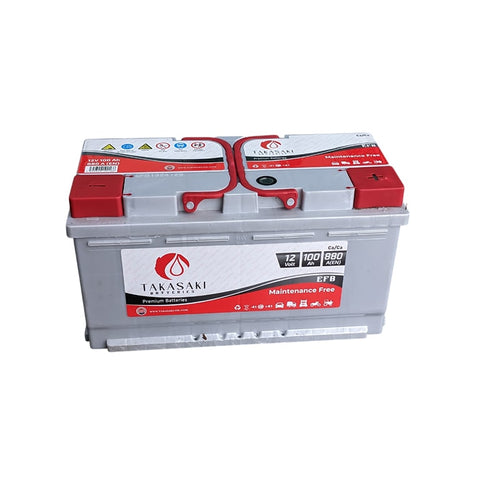 ავტომობილის აკუმულატორი 100ამპ TAKASAKI 12 V 100 AH 880A / L5-EFB