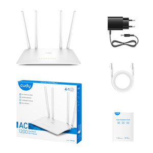 Wi-Fi როუტერი CUDY AC1200 WR1200