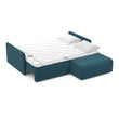 კუთხის გასაშლელი დივანი Athenry Turquoise 213x167x86 სმ