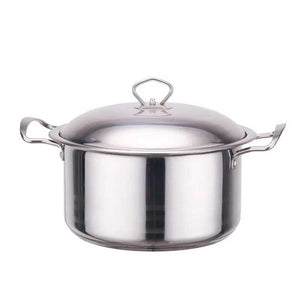 უჟანგავი ფოლადის ქვაბების ნაკრები 3PCS STNIITHANZ ST-330