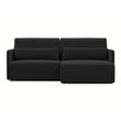 კუთხის გასაშლელი დივანი Athenry Black 213x167x86 სმ