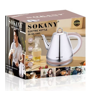 უჟანგავი ფოლადის ელექტრო ჩაიდანი Sokany SK-SH-1083