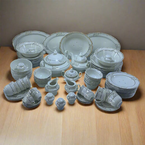 ჭურჭლის გერმანული ნაკრები 12 პერსონაზე PardisChini 105PCS Liena