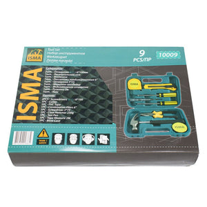 9 ნაჭრიანი ხელსაწყოების ნაკრები ISMA-10009 50621