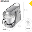 სამზარეულოს კომბაინი KENWOOD KVL85.004SI KM KW INT