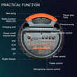 Bluetooth დინამიკი 2 მიკროფონით და პულტით OEM ZQS8302