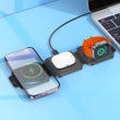 უსადენო დამტენი Hoco CQ4 Unique 3-in-1 folding magnetic wireless fast charger