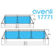კარკასული აუზი 3701 ლ AVENLI 17771