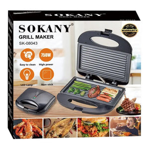 გრილ-ტოსტერი Sokany SK-08043