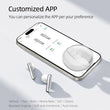 Bluetooth ყურსასმენი QCY Ailypods Clear
