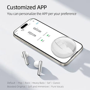 Bluetooth ყურსასმენი QCY Ailypods Clear