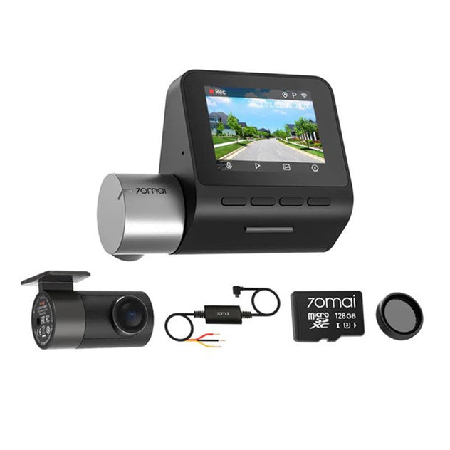 ვიდეო რეგისტრატორი Xiaomi 70mai Dash Cam A500S Plus Rear Cam Set Black